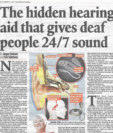 the hidden hearing aid